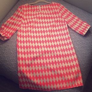 Diamond patterned dress